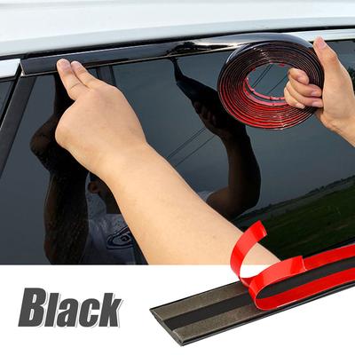 3 Meter Universal Auto Self Adhesive Side Door Chrome Strip Moulding Styling Decoration Bumper Protector Trim Tape Car Sticker