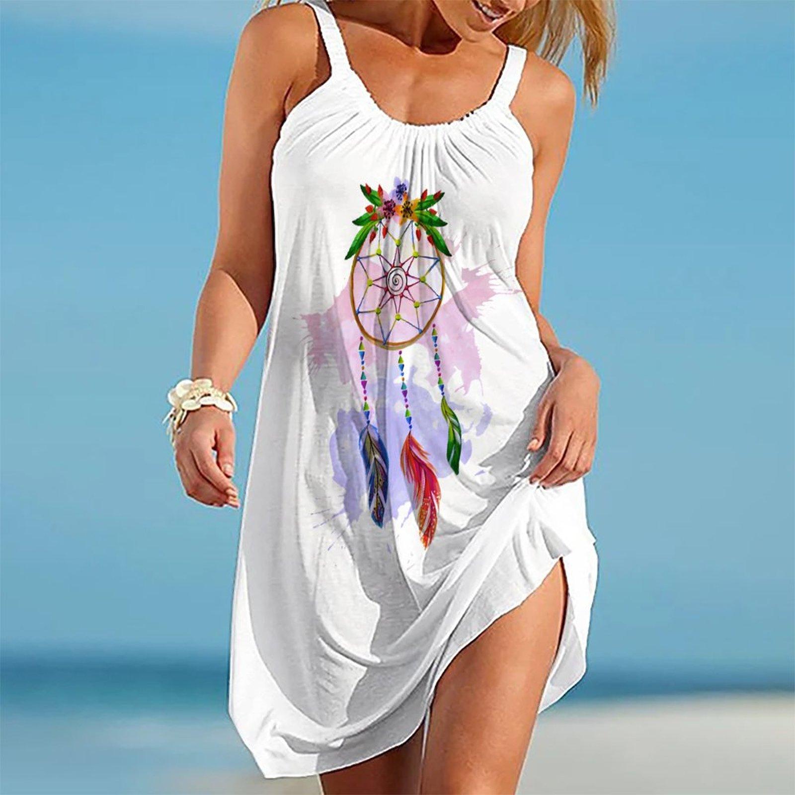 

Летняя пляжная юбка с принтом розового и зеленого цветов, сексуальное платье с бретельками, короткая юбка, женская свободная повседневная гавайская юбка с цветочным принтом XL