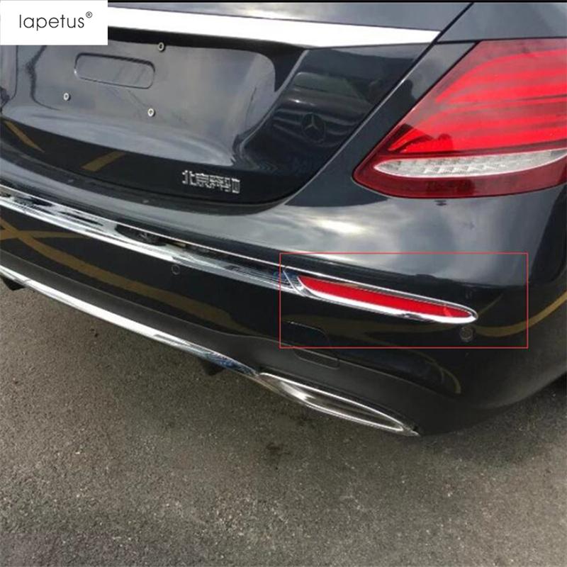 Chroom Auto Achter Mistlamp Licht Frame Decoratieve Sequ Cover Trim Voor Benz E Klasse W213 E260 E300 Sport 2016 - Accessoires
