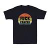 Fvck Cancer Breast Cancer Awareness Gift Vintage Distressed Unisex T-Shirt