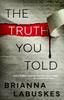 The Truth You Told by Brianna Labuskes Paperback Book 9781662511387