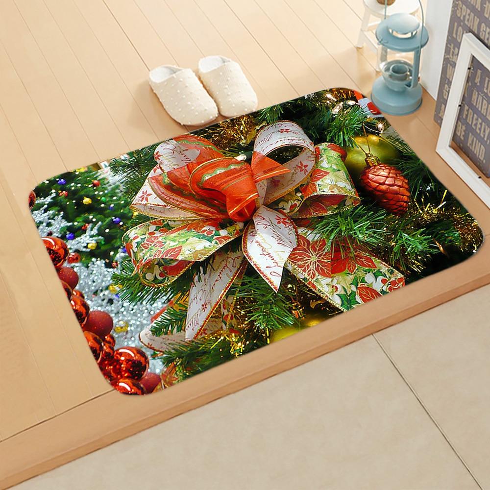 Cheap Doormat Merry Christmas Antislip Absorb Water Bath Mat Bathroom