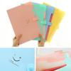 Office Plastic Folders Multi Pocket Organizer A4 File Expansion Document Folder