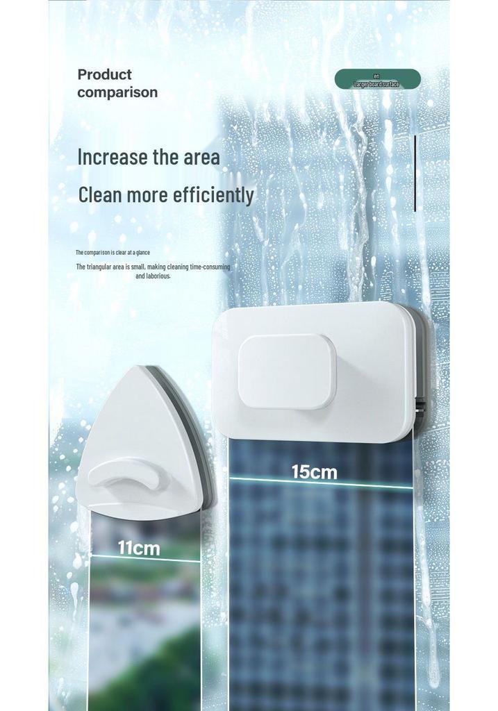 Magnetische Doppelseitige Fensterreinigungsbürste für Hohe Fenster
