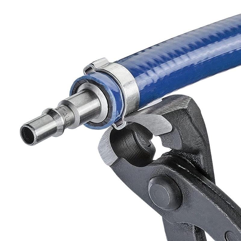 10 Inch Ball Cage Pliers Stepless Ear Clamp Tool Manual Crimping Pliers for Water Pipe Hose Throat Clamp Installation