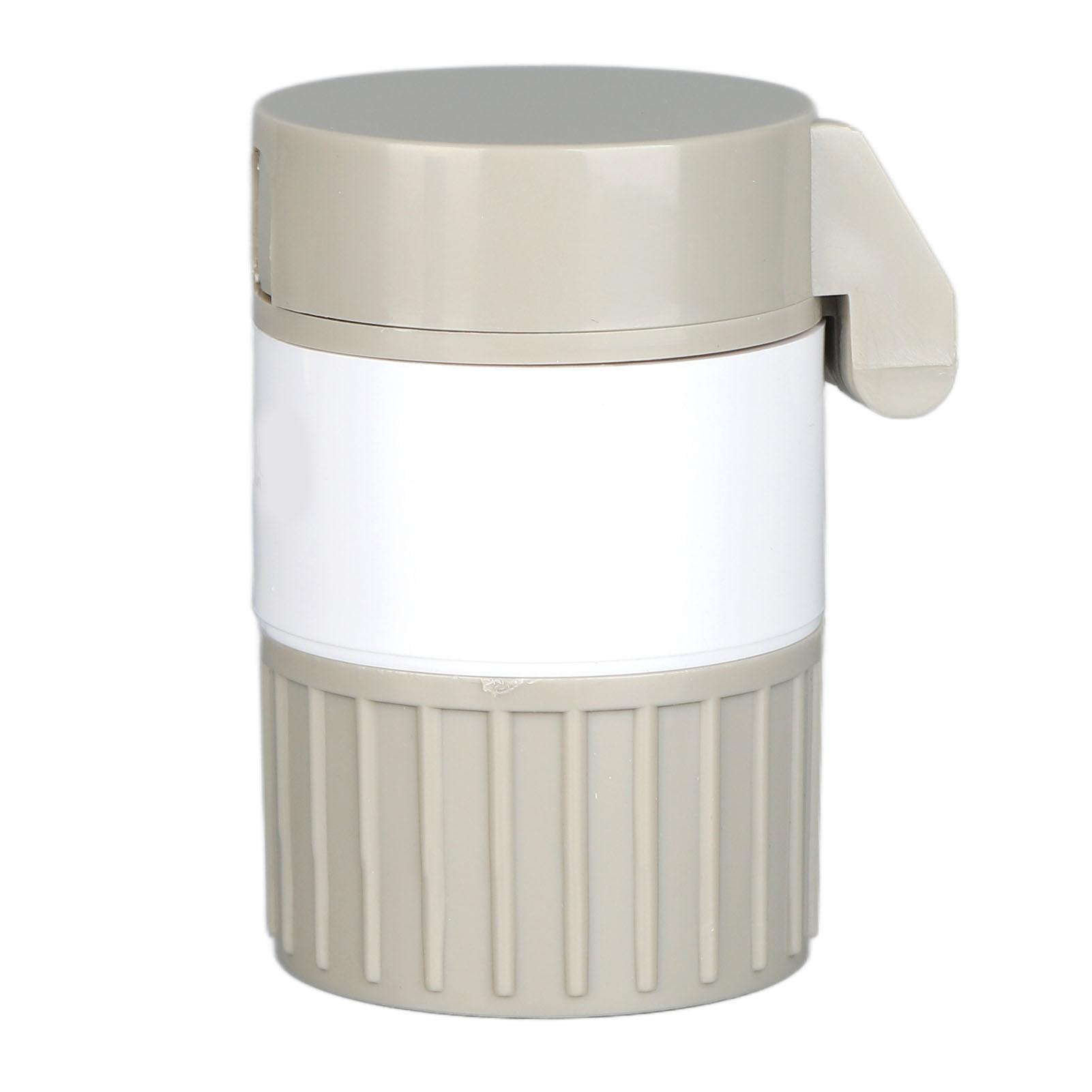 

Multiflnctional 4 in 1 Medicine Splitter Box Medicine Box Container With Stainless Steel Blade