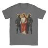 Ice Jesus  TShirt Summer  Hip Hop TShirts Unisexs Cotton ONeck Plus Size 5XL Clothing ShortSleeved Vintage Tshirt