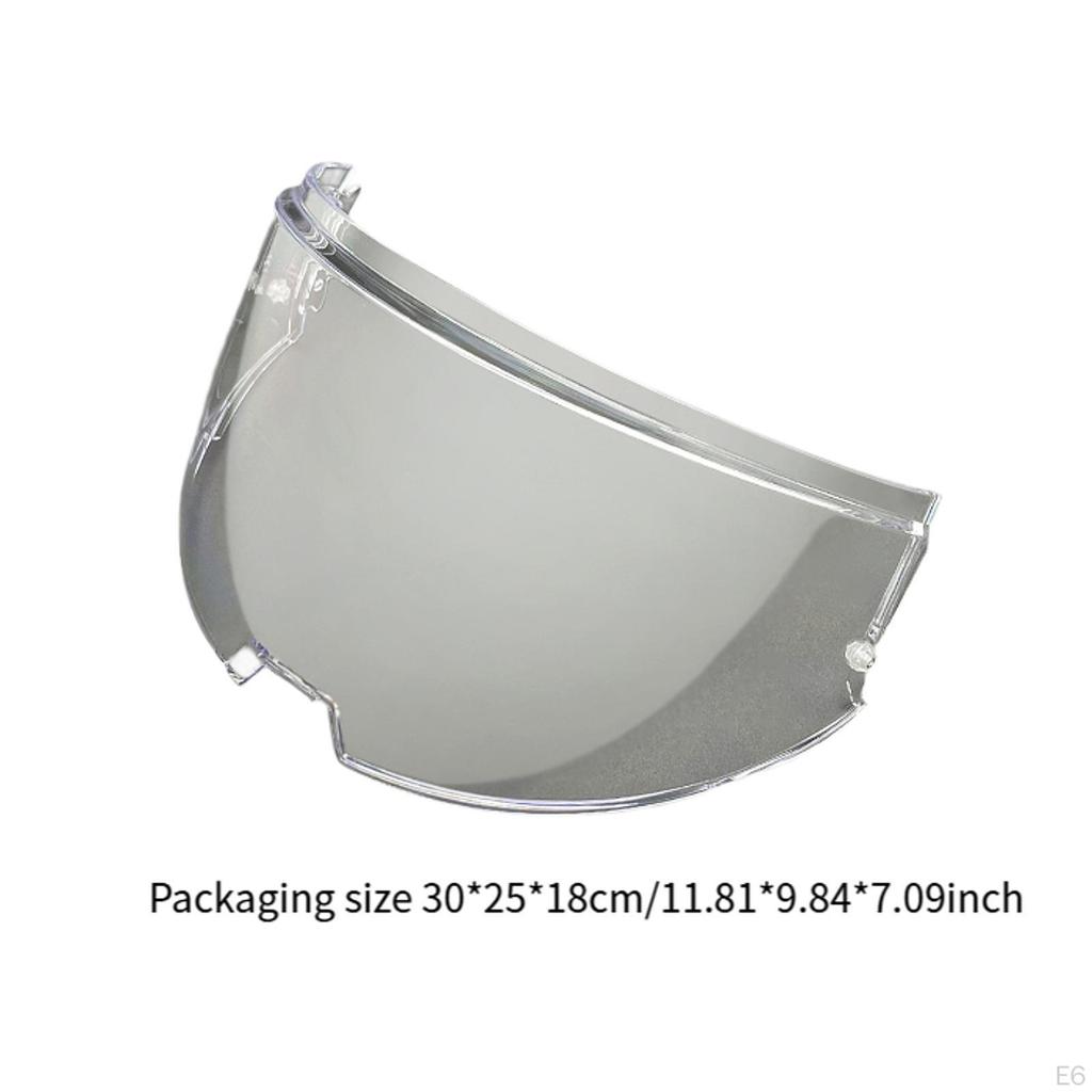 Face Helmet Visor Wind Anti Scratch Easy Installation Replace Part Lens for Ff906 Motorcycle