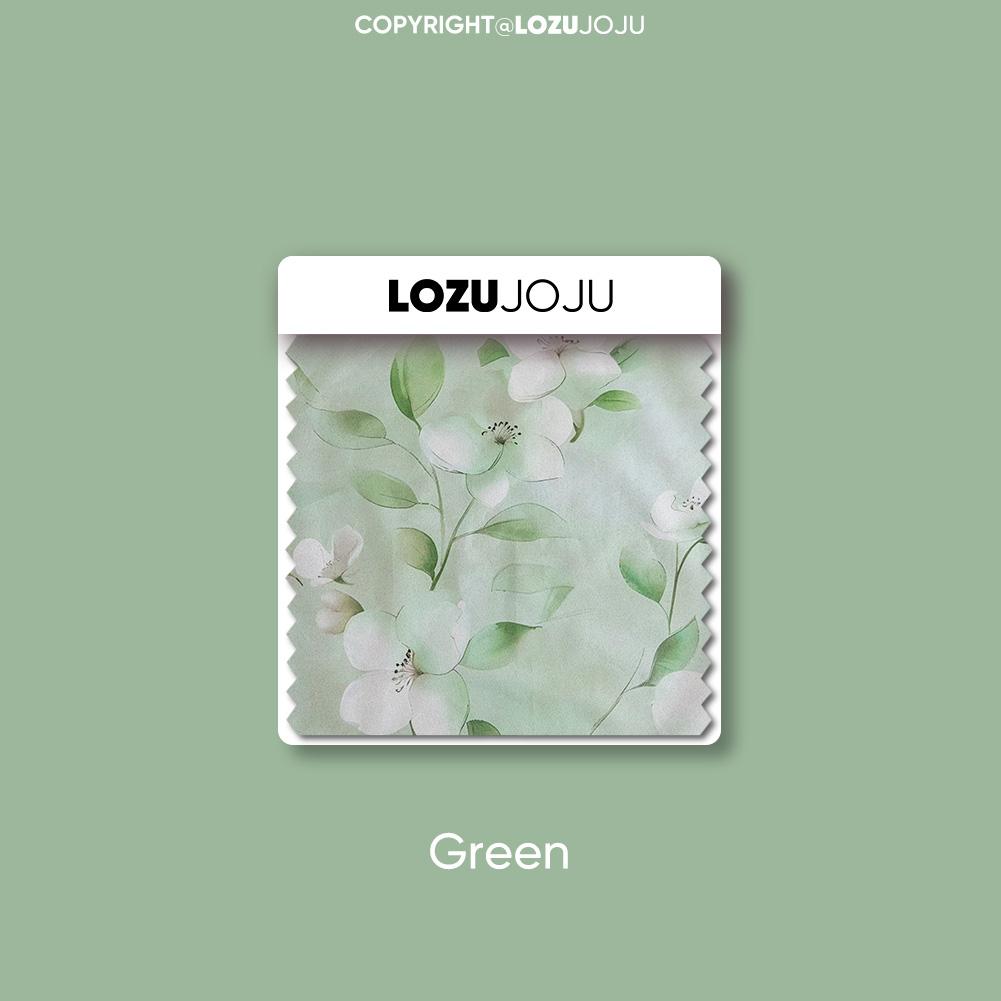 

1 шт. LOZUJOJU Шторы в скандинавском деревенском стиле с зеленым принтом и полными шторами блэкаут для спальни, гостиной, балкона, окна для домашнего декора W100cm x L130cm зелёный