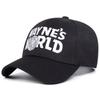 Unisex Wayne's World Stickerei Baseballkappen Frühling und Herbst Outdoor Verstellbar Lässige Hüte Sonnenschutzhut Sportkappe