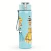 1PC Vintage Royal Princess Cartoon Lady Print 750ml Portable Sports Water Bottle Leakproof Gym Outdoor Travel Drink Cup