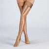 Calze Alte Sexy da Donna in Pizzo Raso Liscio Lucide all'Olio Collant Sexy Lucidi Vintage Calze da Yoga Modellanti Elastiche Calze da Cameriera Sopra il Ginocchio