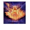 Godly Shower Curtain With Spiritual Design For Bathroom Decorations Blue Clouds Rays Lighting