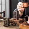 Square Vertical Incense Burner Alloy incense holder sahumerios holder Incense Cones Sandalwood Chinese Plum Inense Burners XX002