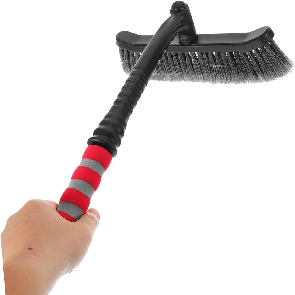 Portable Snow Scraper Ergonomic Grip Efficient Ice And Frost Removal Tool For Trucks Suvs Snow Brush For Windshield And Window Cleaning