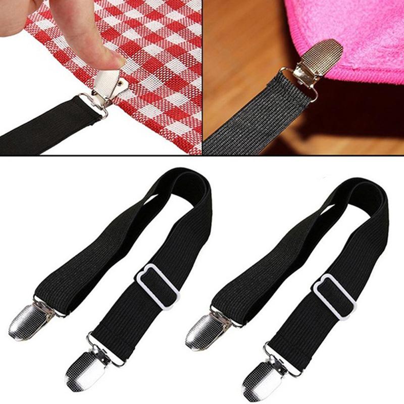 4X Adjustable Elastic Bed Sheet Clip Mattress Cover Corner Holder Clip Fasteners