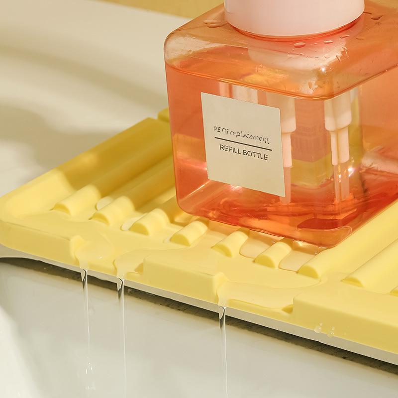 Επιφάνεια Σιλικόνης Αποστράγγισης και Αποθήκευσης για Βρύση και Πάγκο