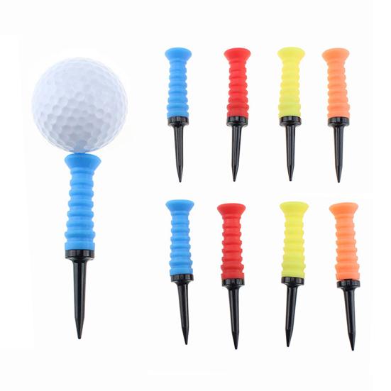 Golf Tees Golfers Plastic Sports Ball Holder Training Less Resistance Tool