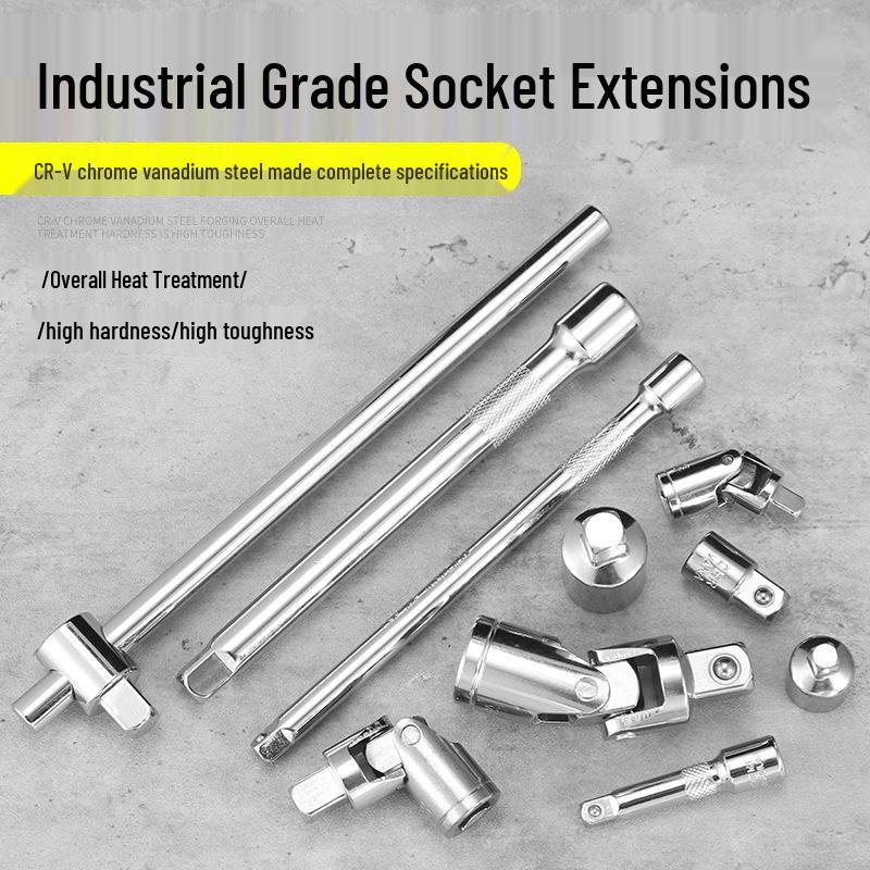 Large Bent 1/2-inch Socket Extension Bar with Power Adapter