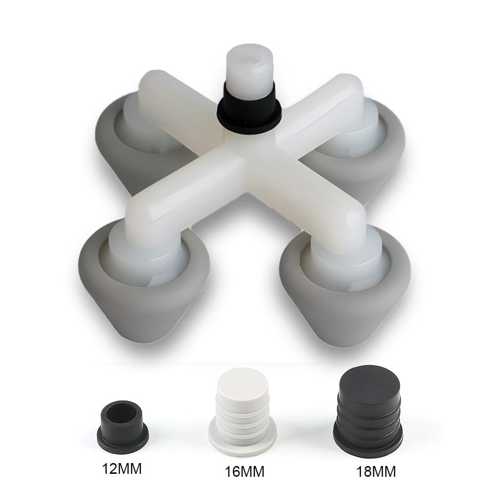 

Массажная головка для фасциального пистолета 4-шариковая интегрированная глубокая ударная массажная головка, подходит для силиконового материала 12-16-18 мм, подходит для тела