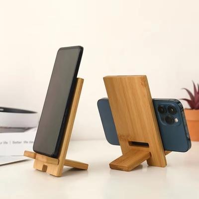 Wooden Mobile Phone Stand Bracket Support Phone Charging Stand Lazy Bracket For Home/Office