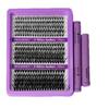 Cross-Border DIY Individual Cluster Lashes: Dense, Thick, Long, Root-by-Root, Clear Mixed, Large Capacity.