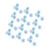 2Packs Christmas Snowflake Confetti White 1.5cm Glitter Plastic Snowflakes Snowflake Decorations Winter Party Wedding Holiday