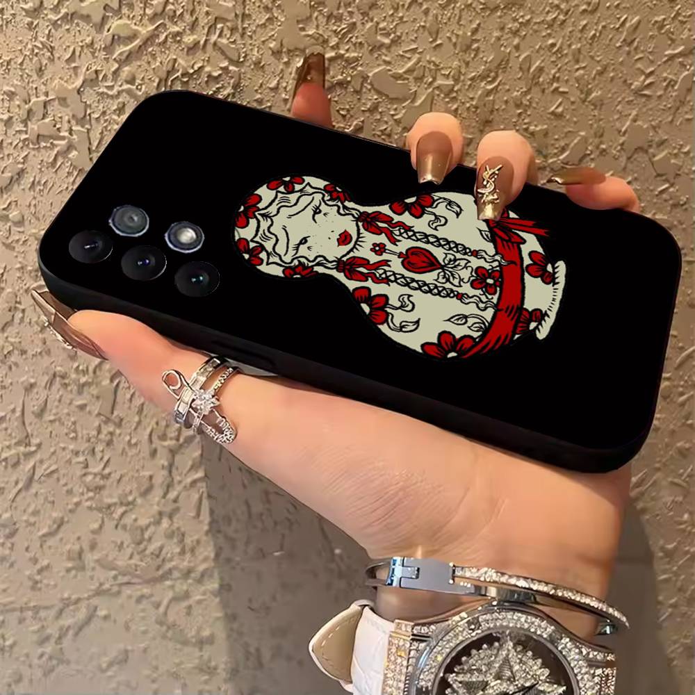 Russian Dolls Matryoshka Phone Case For Samsung Galaxy A13,21s,22,31,32,52,53,71,80,A91 Soft Black Shell