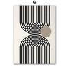 Abstract Picasso Vintage Posters And Prints Line Face Rainbow Leaves Wall Art Canvas Painting Pictures Living Room Home Decor