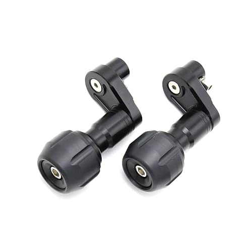 

YUANYE для Ninja400 Ninja250 Слайдер рамы Защита обтекателя Мотоциклетный кузов Алюминиевый сплав Защита от опрокидывания Клей/Защита от опрокидывания (черный)