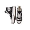 Converse Chuck Taylor All Star Platform High Its Okay To Wander - Schwarze Damen Sneaker Weiß 571085C