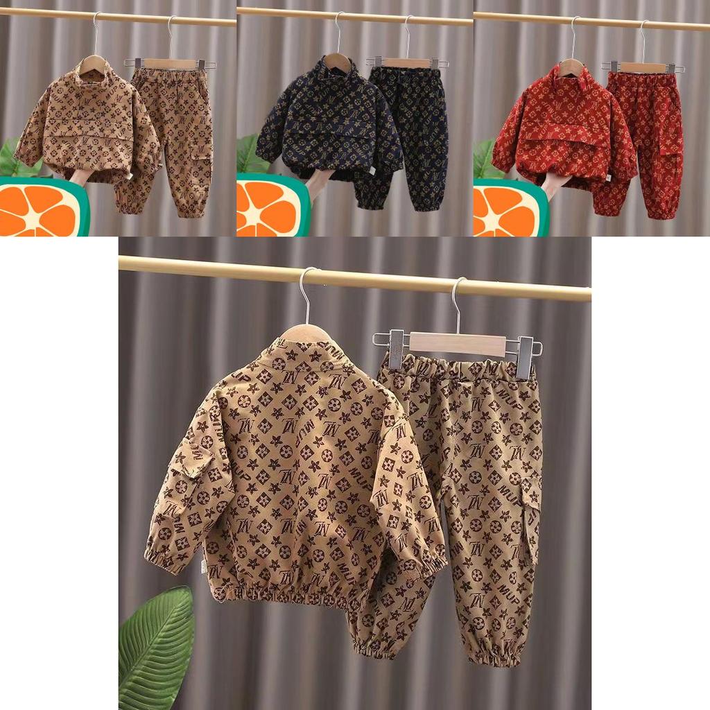 Set di Abbigliamento Autunnale per Bambino in Cotone per Bambini Piccoli Età 1-3 Anni