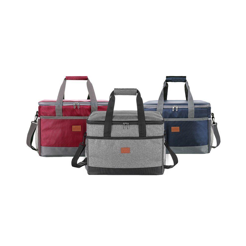 Large Capacity Thermal Lunch Box Bag 900d Frosted Oxford Cloth High Thickness Pearl Cotton Lining