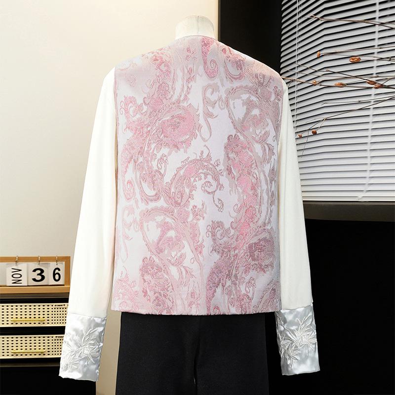 2026 Spring Collection: Elegant Chinese-Style Vest for Middle-Aged Women, Dignified and Trendy Fashion for Women Aged 50+