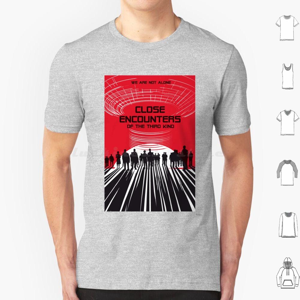 T Shirt 6xl Cotton Cool Tee Movie Cinema Cinephile Retro Scifi Ufo Minimalist I Want To Believe Universe Steven Spielberg