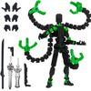 3D Printed Toy Simulated Octopus Claw Robot Dummy 13 Lucky Figures Model Joints Movable DIY Assembly Toy Lucky 13 Action Figures