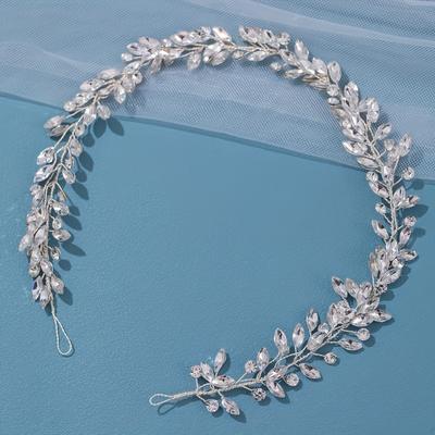 Crystal Hair Vine Headband Tiara For Women Rhinestone Bridal Hairband Headband Bridal Wedding Hair Accessories Jewelry Headband