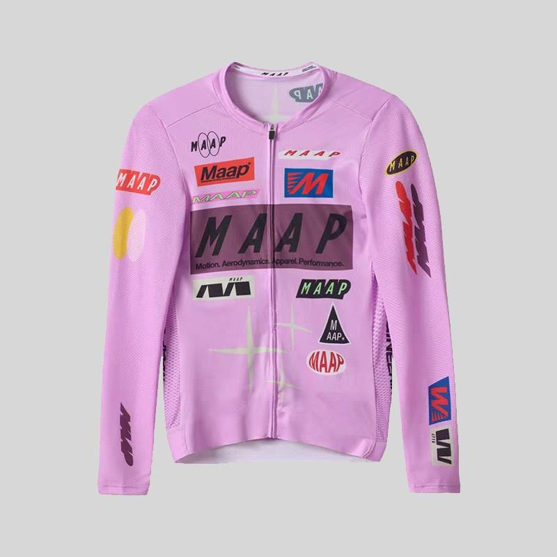 Mens Womens Performance Cycling Jersey Long Sleeve Quick Dry Fit Road Mountain Bike Riding