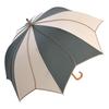 Chinoiserie Modern Large Floral Motif Rain Deep Piping Green X Women's Umbrella, Rim, Water-Resistant, (Moss Mocha)
