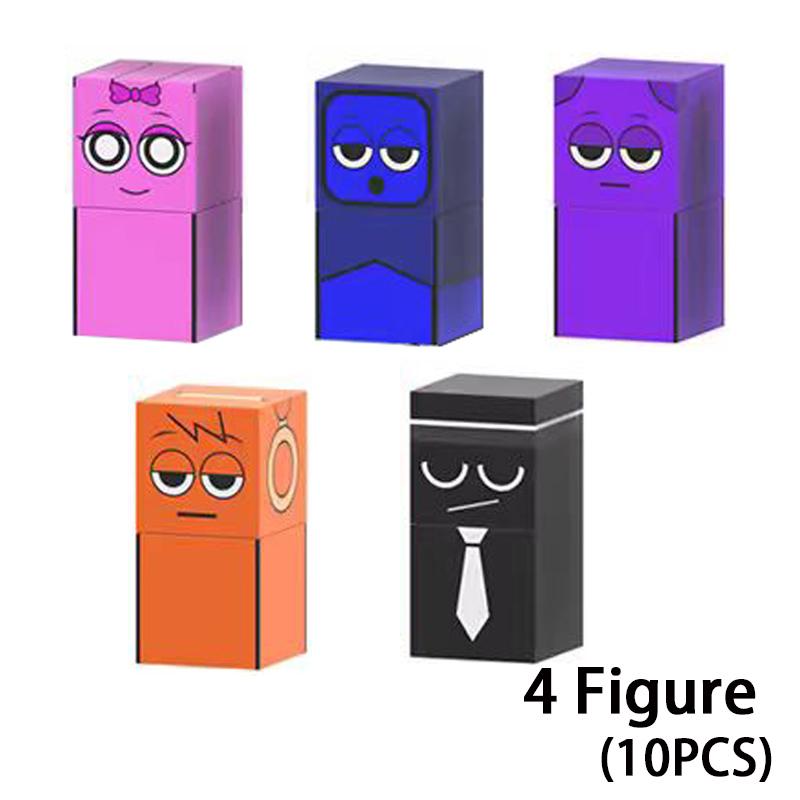 Magnetyczne klocki Sprunki Magnet Cube Mine World Set dla chłopców i dziewcząt w wieku 3+ DIY Model Dzieci STEM Sensoryczna zabawka muzyczna Prezent