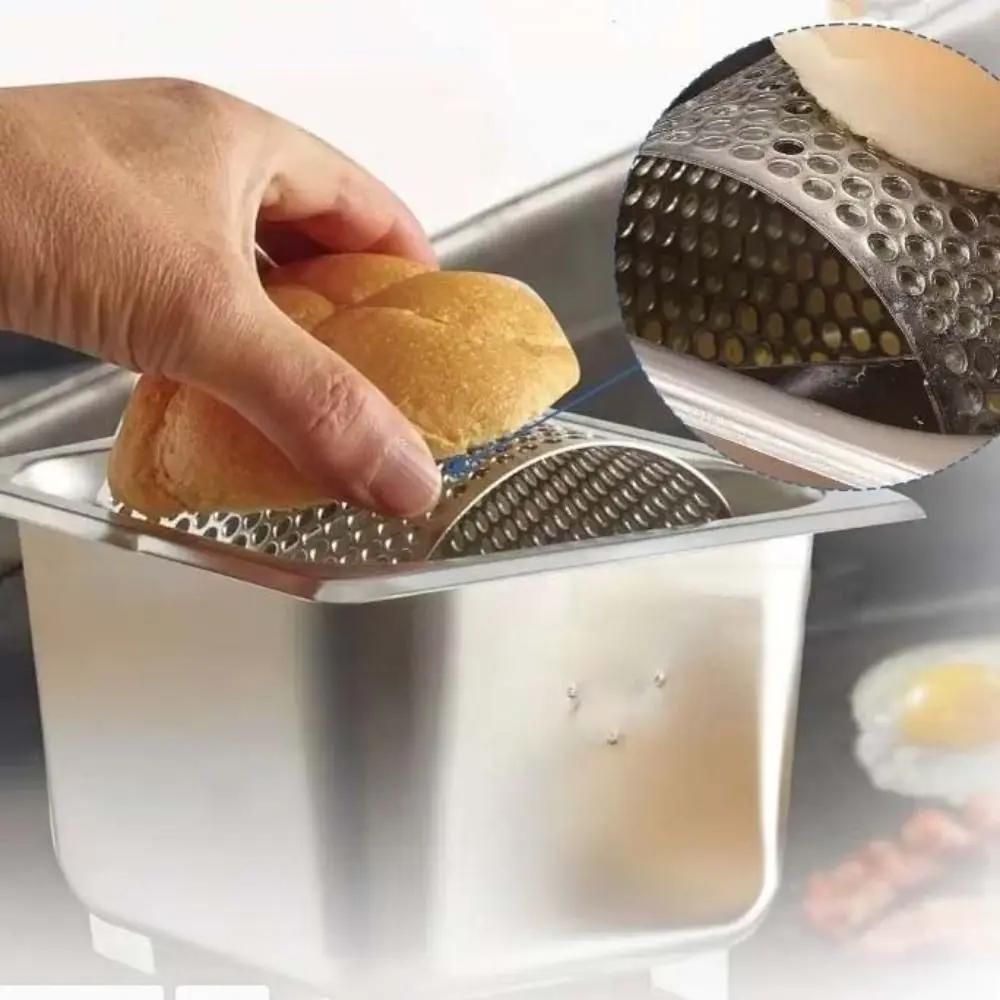 Stainless Steel Butter Roller Removable with Base Butter Spreader Wheel Efficient Labor-saving Butter Dispenser Restaurant