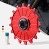 Aluminiumlegierung Abgedichtetes Lager Schaltwerksröllchen 11Zähne Fahrrad Schaltwerk Riemenscheibe Rolle Umlenkrolle Lager für 7/8/9/10/11 Gänge