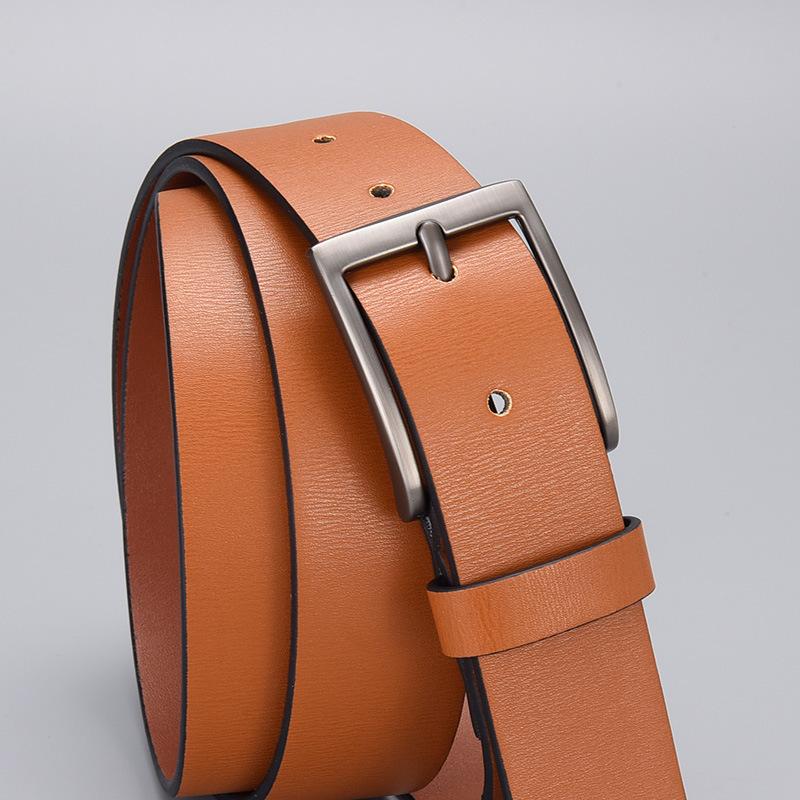 Men'S Belt Pu Pin Buckle Casual Belt Men'S Belt