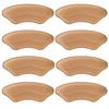4Pairs Heel Pads for Too Big Shoes Self-Adhesive Heel Protectors Heel Inserts Prevent  Slip and Rubbing Half-size Insoles