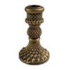 French Style Candle Holder Vintage Taper Holder, Nostalgic Resin Candlestick Decorative Soft Decoration Accessories Stand for Wedding Party