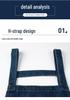 Custom Logo Denim Apron for Restaurant, Nail Art, Baking, Coffee Shops, and Barbershops