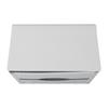 Toilet Paper Holder with Shelf Space Aluminum Waterproof Wall Mounted Tissue Roll Holder Box for Bathroom Kitchen White