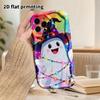 Phone Case: 2D Flat Design Suitable for iPhone 18, 17, 16, 15, 14, 13 Pro, Couple Style, Rainbow Swirl, Christmas and Halloween Gifts
