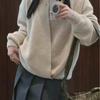 Autumn Old Money Loose Knit Cardigan Sweater