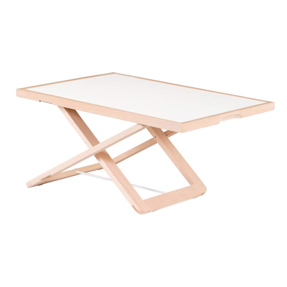 Бесплатный стол Стол с регулируемой высотой Стоячий настольный ПК-подставка E.OCT Подставка, Стол, Стол, Подставка, Портативный, Легкий, Компактный, (FD003002) белый